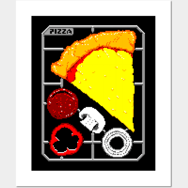 Make Your Own Pizza Wall Art by boltfromtheblue